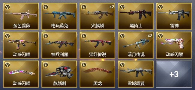 穿越火线（CF）19V武器 8皮肤 可排位 传奇