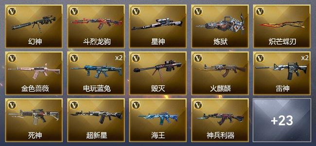 穿越火线（CF）35V武器 2V角色 12皮肤 可排位 传奇