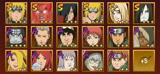 火影忍者V6 6S忍 16A忍 110忍 917S碎片 13通灵 500W战力 暗部