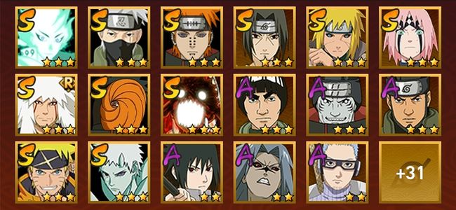 火影忍者V10 11S忍 37A忍 157忍 1446S碎片 19通灵 600W战力 暗部