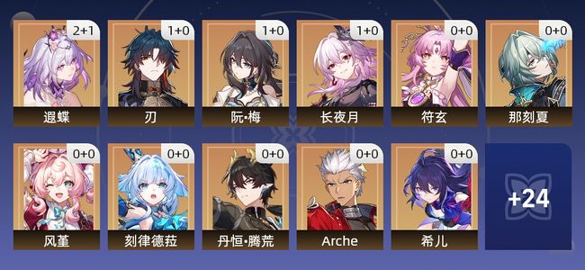 崩坏：星穹铁道30黄 21角色黄 9光锥黄 15五星角色 4五星光锥 70级 女主