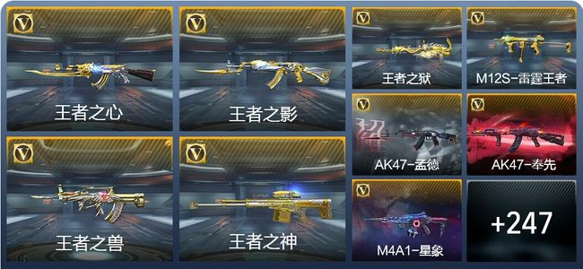 穿越火线：枪战王者V8 11王者武器 277英雄武器 11英雄角色 603万化 传奇