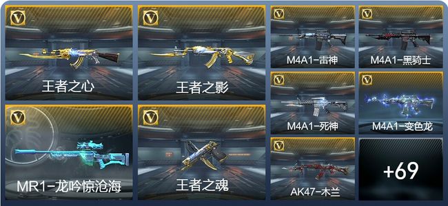 穿越火线：枪战王者V2 3王者武器 90英雄武器 153万化 枪王SS