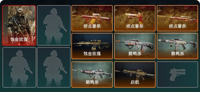 三角洲行动总资产101M 1干员外观 8传说枪械 无段位