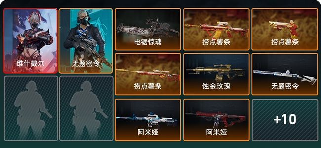 三角洲行动总资产95.1M 2干员外观 1传说近战 17传说枪械 三角洲巅峰