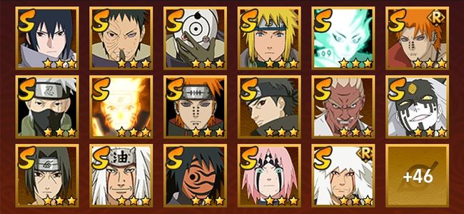 火影忍者V11 24S忍 39A忍 191忍 3023S碎片 20通灵 1000W战力 前500名 上忍