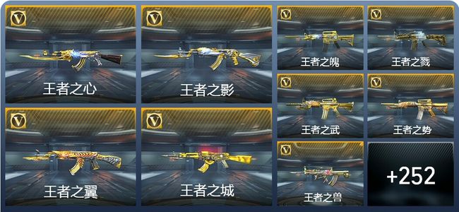 穿越火线：枪战王者V9 36王者武器 261英雄武器 8英雄角色 482万化 枪王SSS