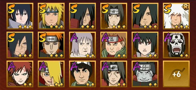 火影忍者V6 8S忍 15A忍 76忍 950S碎片 12通灵 300W战力 暗部