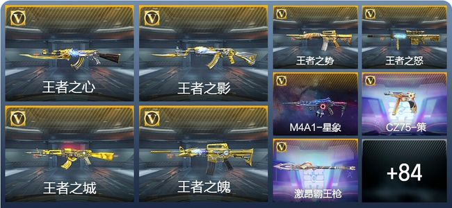 穿越火线：枪战王者V8 18王者武器 103英雄武器 3英雄角色 189万化 专家S