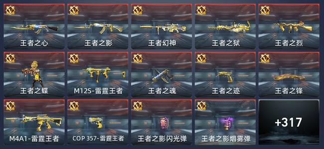 穿越火线：枪战王者V7 33王者 321英雄武器 10英雄角色 574万化 专家S