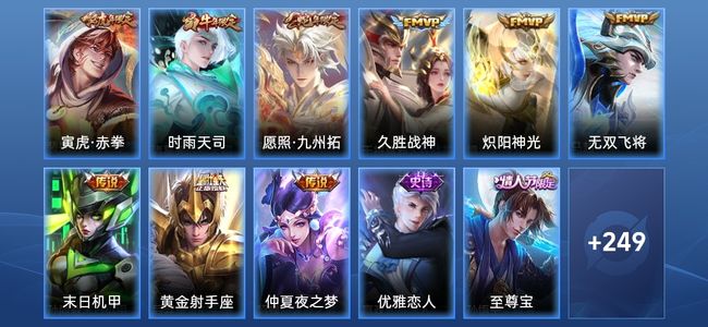 王者荣耀V6 9传说 67史诗 261皮肤 122英雄 至尊星耀III