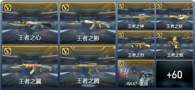 穿越火线：枪战王者29王者武器 325英雄武器 11英雄角色 570万化 枪王