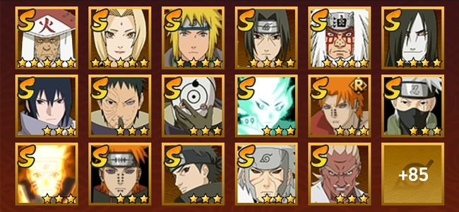 火影忍者V13 41S忍 61A忍 330忍 5997S碎片 23通灵 2000W战力 前100名 暗部