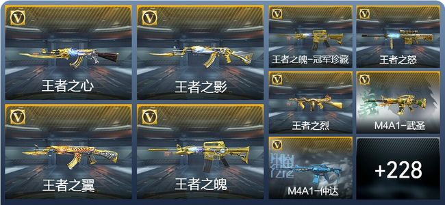 穿越火线：枪战王者22王者武器 237英雄武器 11英雄角色 336万化 专家S