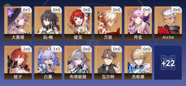 崩坏：星穹铁道30黄 21角色黄 9光锥黄 12五星角色 4五星光锥 70级 女主