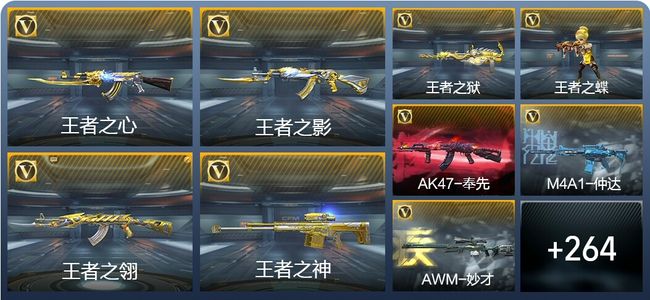 穿越火线：枪战王者V8 17王者武器 273英雄武器 8英雄角色 497万化 新锐