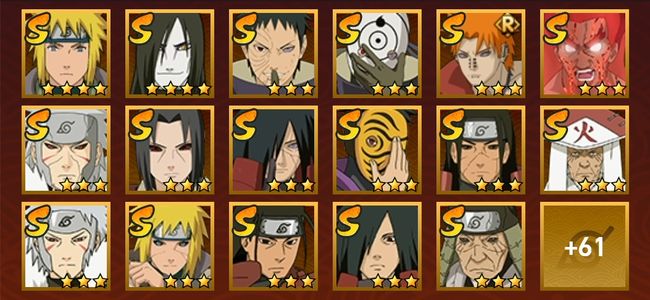 火影忍者V12 34S忍 46A忍 245忍 4057S碎片 23通灵 1000W战力 前500名 暗部