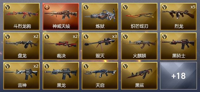 穿越火线（CF）1传说武器 1王者武器 38V武器 8皮肤 可排位 枪王