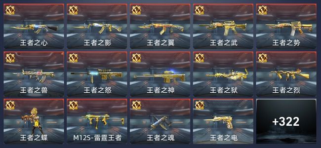 穿越火线：枪战王者37王者 323英雄武器 13英雄角色 703万化 枪神