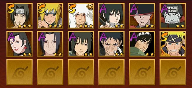 火影忍者V7 4S忍 8A忍 51忍 545S碎片 8通灵 100W内战力 上忍