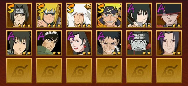 火影忍者V7 4S忍 8A忍 51忍 545S碎片 8通灵 100W内战力 上忍