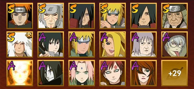 火影忍者V8 7S忍 24A忍 136忍 1S碎片 14通灵 500W战力 见习