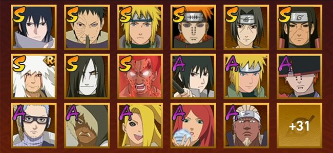 火影忍者V6 9S忍 25A忍 120忍 1S碎片 13通灵 500W战力 见习