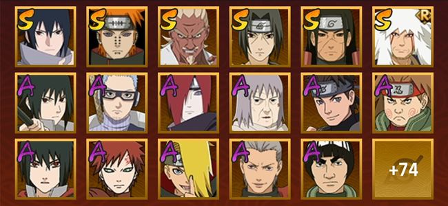 火影忍者V7 7S忍 23A忍 105忍 1065S碎片 15通灵 700W战力 前500名 见习