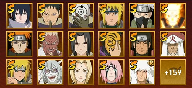 火影忍者V8 20S忍 36A忍 187忍 2535S碎片 18通灵 1000W战力 前500名 见习