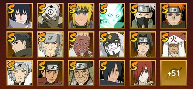 火影忍者V13 28S忍 40A忍 217忍 3534S碎片 24通灵 1000W战力 前100名 见习