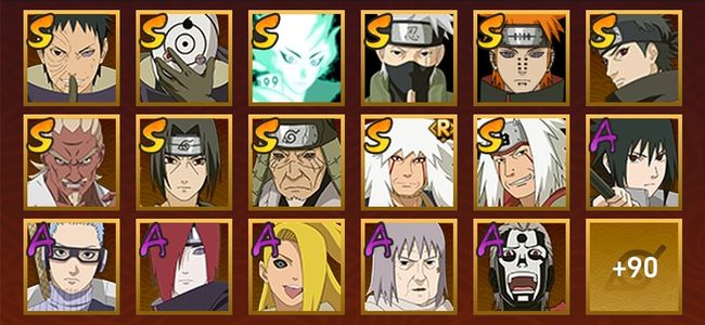 火影忍者V10 12S忍 27A忍 122忍 1460S碎片 15通灵 600W战力 见习