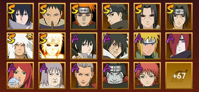 火影忍者V8 9S忍 13A忍 95忍 1109S碎片 11通灵 300W战力 见习