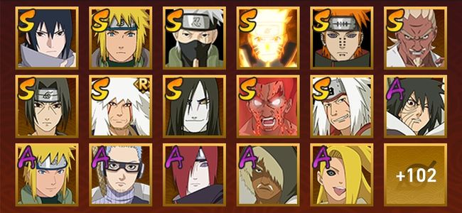 火影忍者V3 13S忍 25A忍 136忍 1571S碎片 16通灵 600W战力 见习