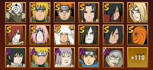 火影忍者V9 13S忍 27A忍 136忍 1804S碎片 16通灵 500W战力 见习