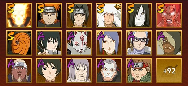 火影忍者V10 8S忍 26A忍 119忍 1303S碎片 14通灵 400W战力 见习