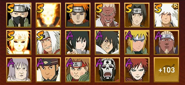 火影忍者V7 9S忍 30A忍 141忍 1249S碎片 19通灵 800W战力 见习