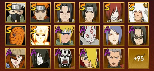 火影忍者V10 10S忍 33A忍 130忍 1359S碎片 17通灵 900W战力 见习