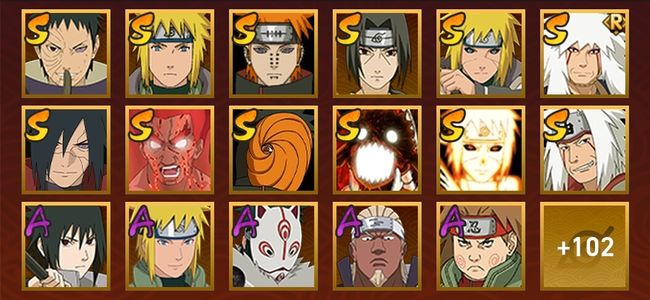 火影忍者V10 14S忍 28A忍 132忍 1840S碎片 16通灵 600W战力 见习