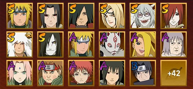 火影忍者V1 8S忍 8A忍 66忍 931S碎片 11通灵 200W战力 见习