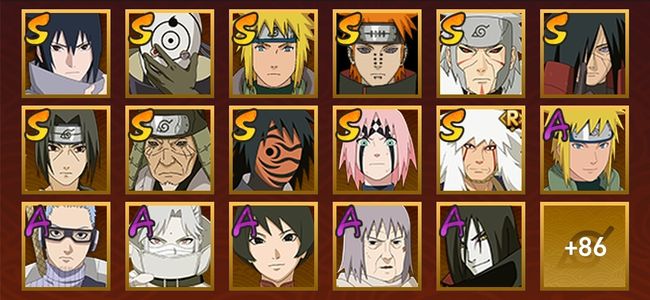 火影忍者V7 11S忍 20A忍 115忍 1369S碎片 14通灵 600W战力 见习