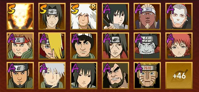 火影忍者V3 4S忍 16A忍 70忍 623S碎片 14通灵 200W战力 见习