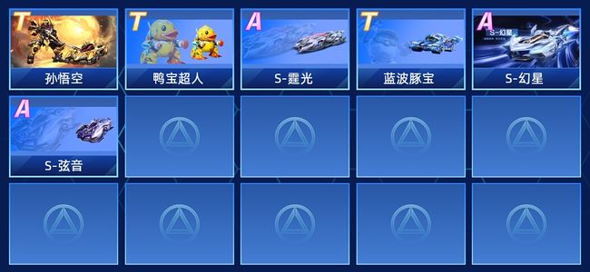 QQ飞车手游V1 3永久T车 71永久A车 10永久赛车 10宠物 女号 青铜