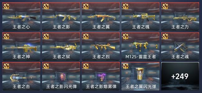 穿越火线：枪战王者V7 25王者 252英雄武器 11英雄角色 463万化 专家S