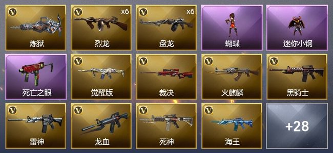 穿越火线（CF）38V武器 2V角色 8皮肤 可排位 新锐