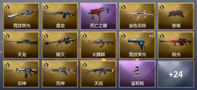 穿越火线（CF）1王者武器 35V武器 2V角色 2皮肤 可排位 新锐