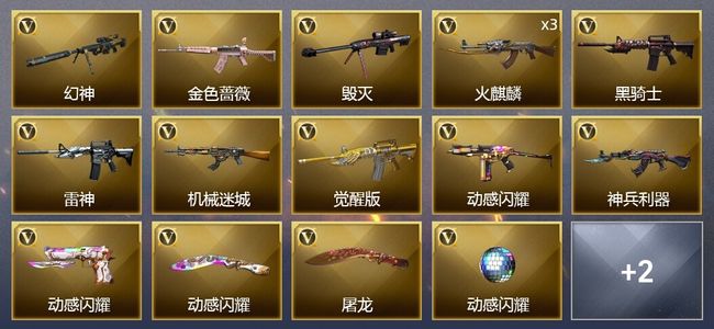 穿越火线（CF）16V武器 8皮肤 可排位 新锐