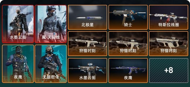 三角洲行动总资产381M 4干员外观 无段位