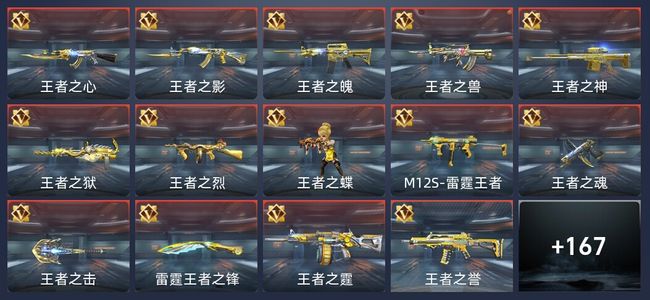 穿越火线：枪战王者19王者 172英雄武器 9英雄角色 205万化 新锐