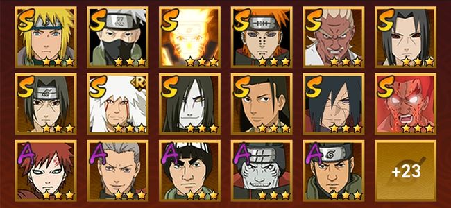 火影忍者V9 14S忍 26A忍 143忍 1683S碎片 16通灵 600W战力 见习