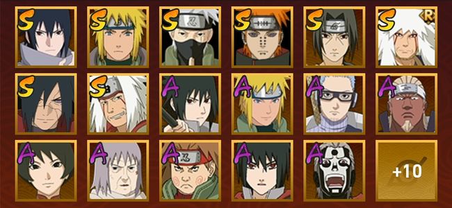 火影忍者V1 8S忍 23A忍 31忍 13通灵 500W战力 见习